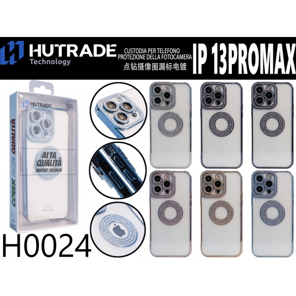 COVER BRILLANTINATA IP13 PRO MAX  HUTRADE