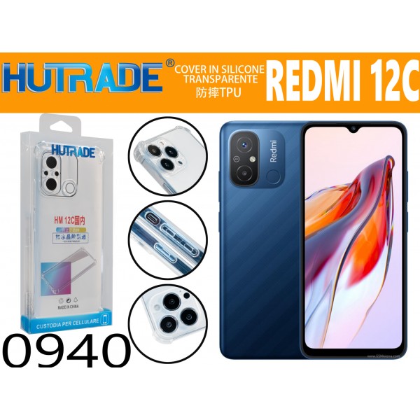 COVER TRASPARENTE ANTIURTO  REDMI 12C/11A  HUTRADE