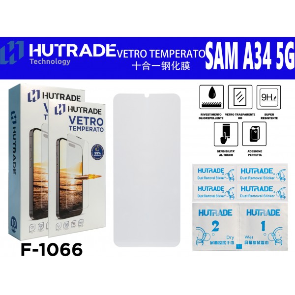 PELLICOLA DI VETRO 10IN1  A34 5G HUTRADE