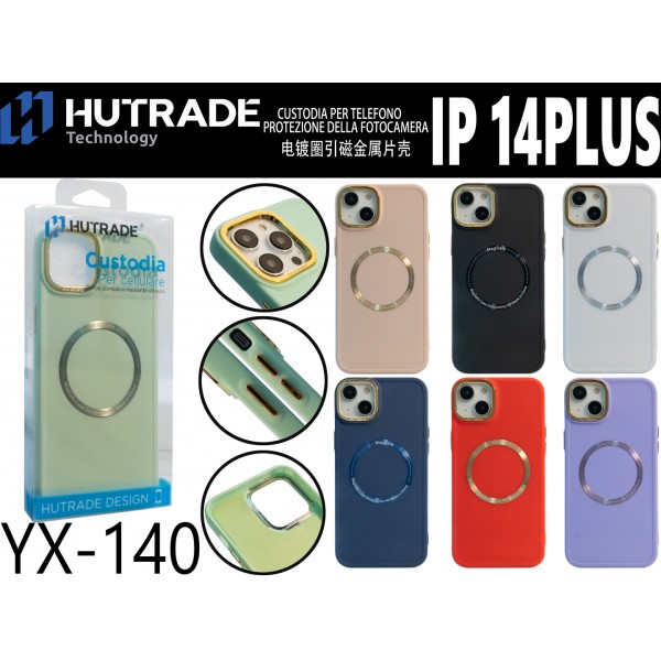COVER COLORATA MAGSAFE IP14 PLUS HUTRADE