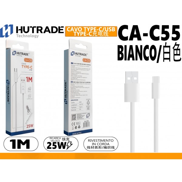 CA-C55 CAVO TYPE-C  1 METRO  HUTRADE