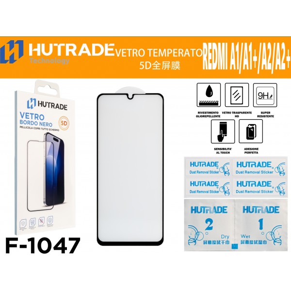 PELLICOLA DI VETRO 5D REDMIA1/A1/A2/A2 HUTRADE