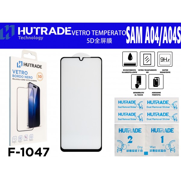 PELLICOLA DI VETRO 5D A04/A04S/A04E HUTRADE