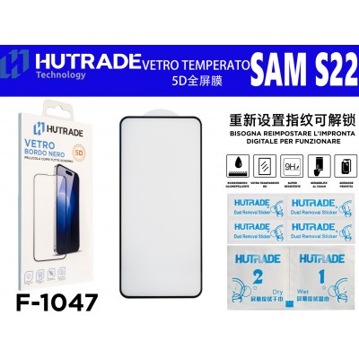 PELLICOLA DI VETRO 5D S23 HUTRADE PELLICOLA DI VETRO 5D S23 HUTRADE