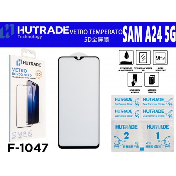 PELLICOLA DI VETRO 5D A24 4G HUTRADE