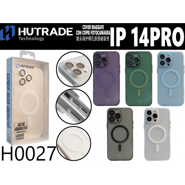 PORTA CELLULARE CON CALAMITAVETRO PER FOTOCAMERA  IP14 PRO HUTRADE