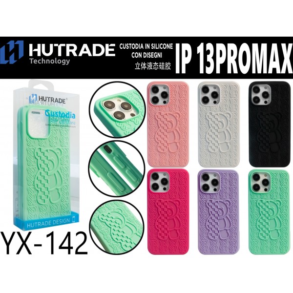 COVER COLORATA ORSACCHIOTTO IP13 PRO MAX  HUTRADE