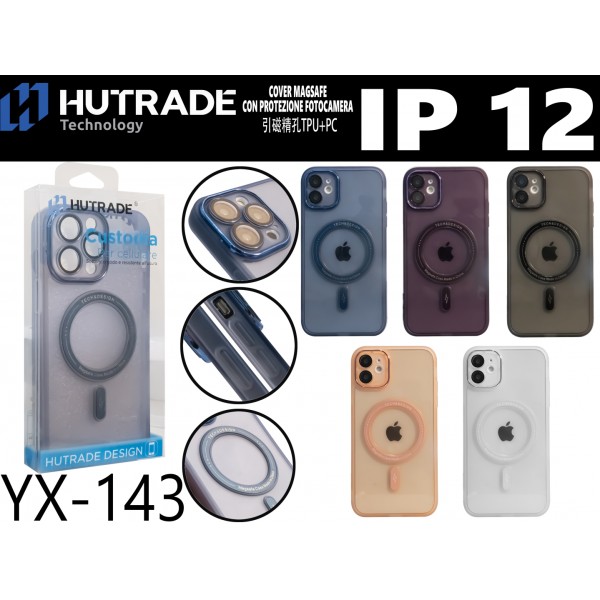 PORTA CELLULARE CON CALAMITAVETRO PER FOTOCAMERA  IP12 HUTRADE