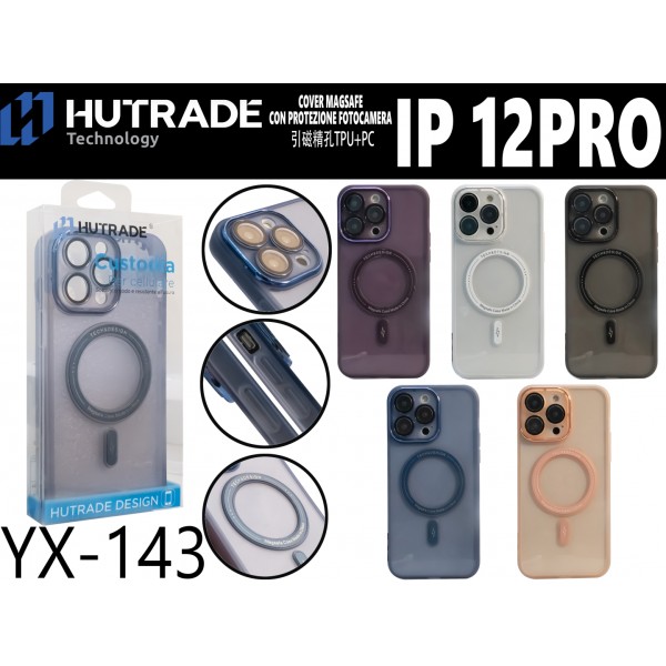 PORTA CELLULARE CON CALAMITAVETRO PER FOTOCAMERA  IP12 PRO HUTRADE