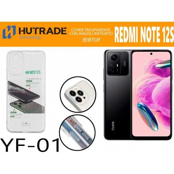 COVER TRASPARENTE  REDMI NOTE 12S  HUTRADE