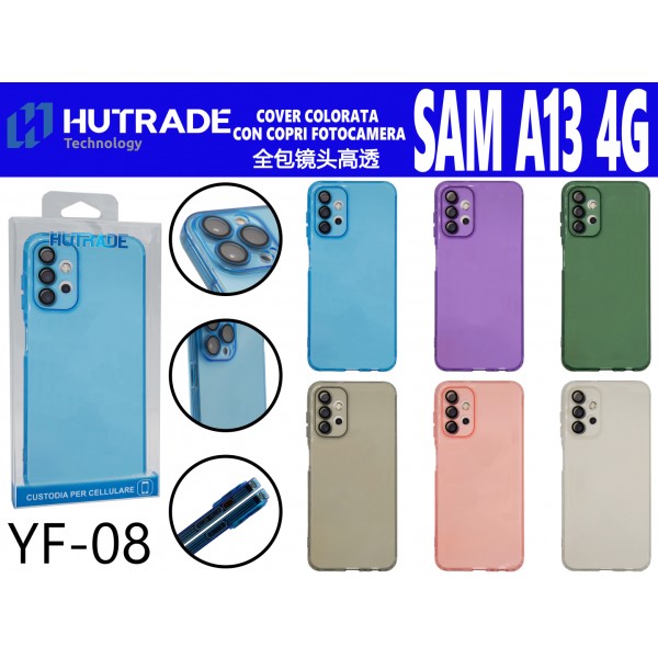 COVER COLORATA CON PROTEZIONE CAMERA SAM A13 4G