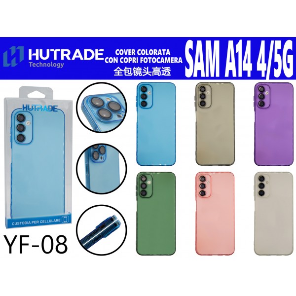 COVER COLORATA CON PROTEZIONE CAMERA SAM A14