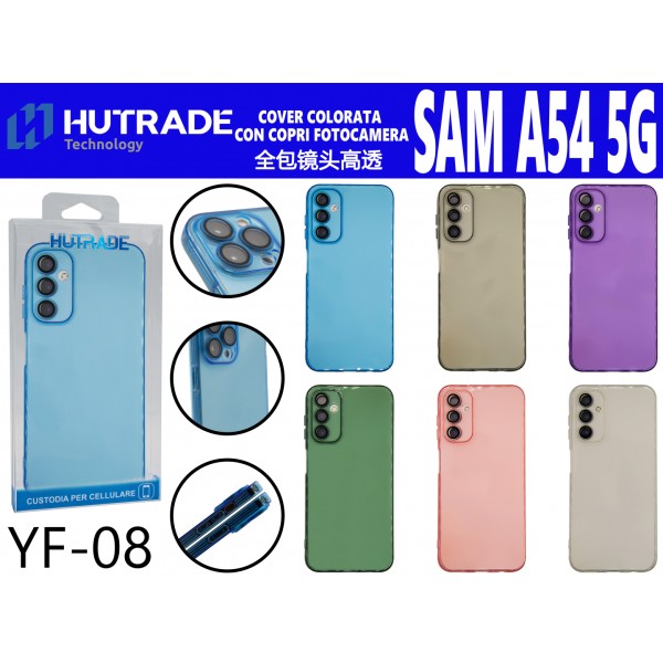 COVER COLORATA CON PROTEZIONE CAMERA SAM A54 5G