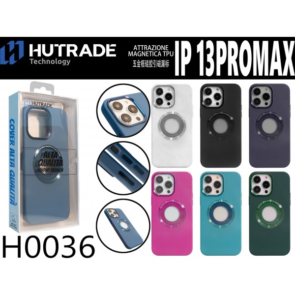 COVER COLORATA MAGSAFE LOGO IP13 PRO MAX