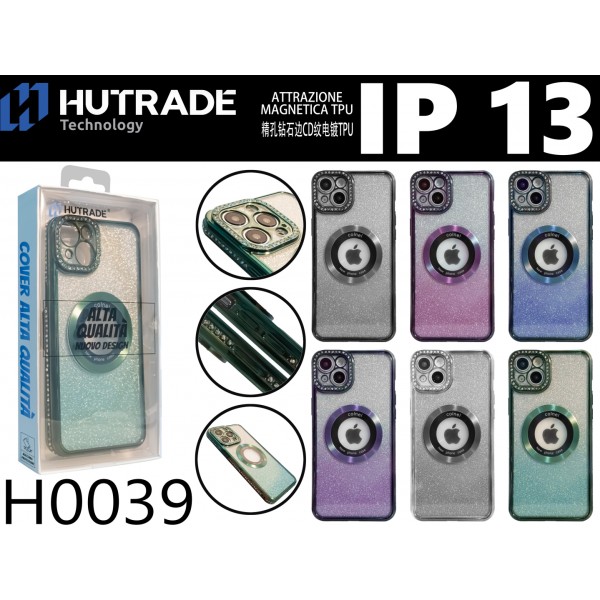 COVER BRILLANTINATA MAGSAFE LOGO IP13