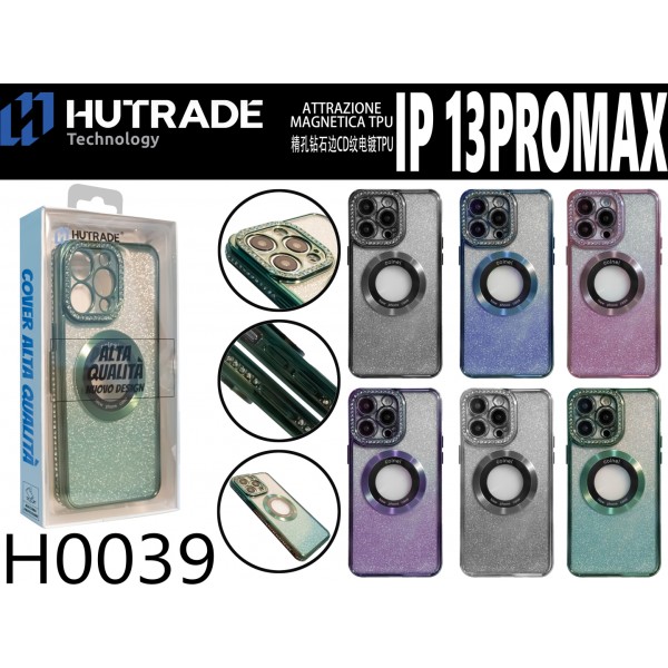 COVER BRILLANTINATA MAGSAFE LOGO IP13 PRO MAX