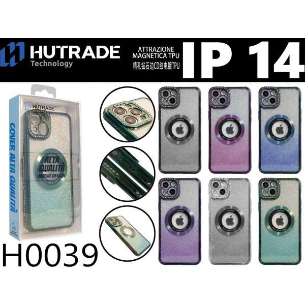 COVER BRILLANTINATA MAGSAFE LOGO IP14