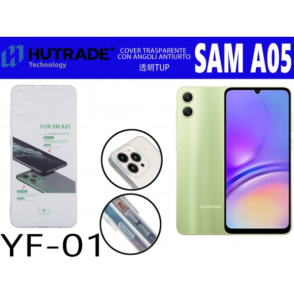 COVER TRASPARENTE  SAM A05 HUTRADE