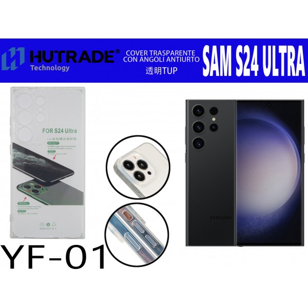 COVER TRASPARENTE  SAM S24ULTRA HUTRADE