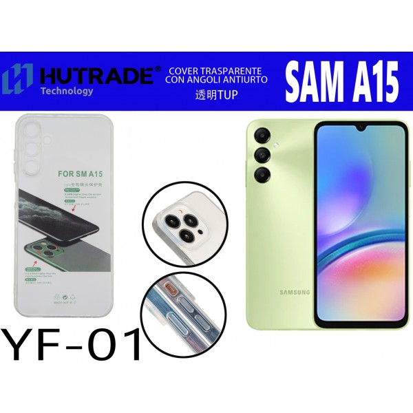 COVER TRASPARENTE  SAM A15 HUTRADE