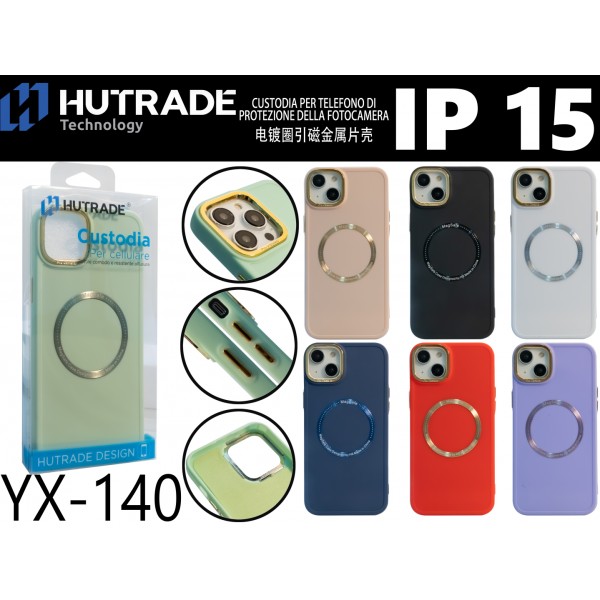 YX-140 COVER COLORATA MAGSAFE IP15  HUTRADE