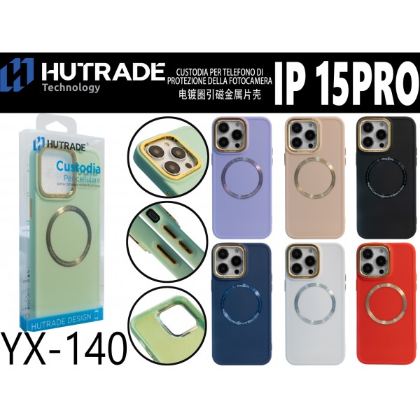 YX-140 COVER COLORATA MAGSAFE IP15PRO  HUTRADE