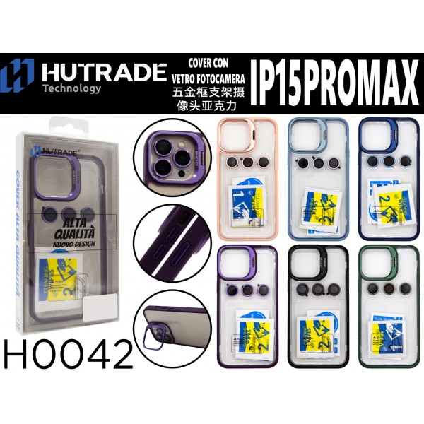 H0042 COVER CON PELLICOLA FOTOCAMERA IP15PROMAX