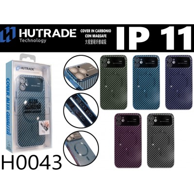 H0043 COVER CARBONIO A MAGSAFE IP11