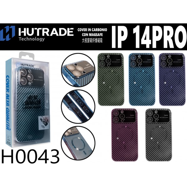 H0043 COVER CARBONIO A MAGSAFE IP14PRO