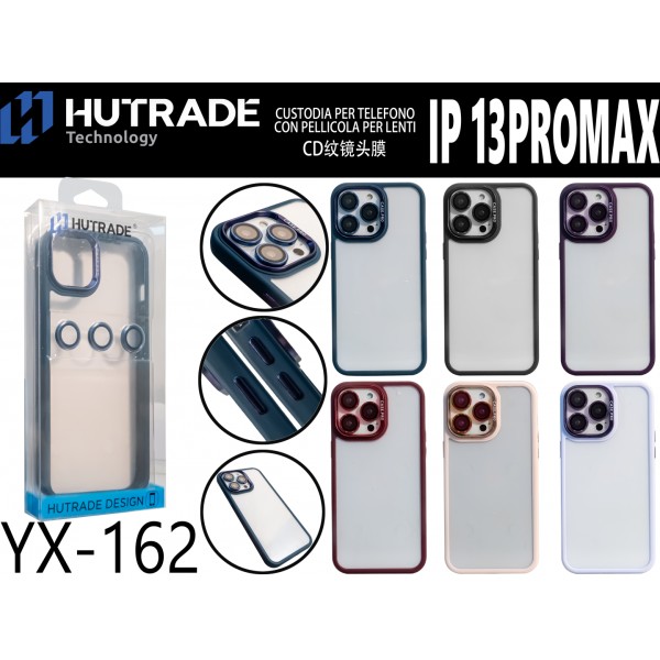 YX-162 COVER CON PELLICOLA FOTOCAMERA IP13PROMAX