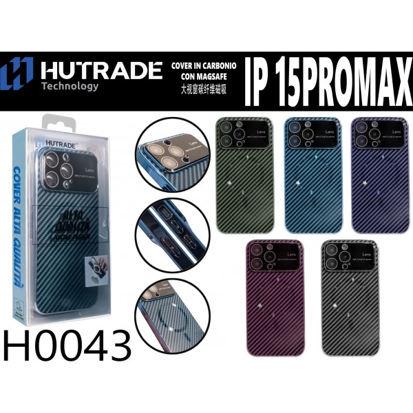 H0043 COVER CARBONIO A MAGSAFE IP15PROMAX