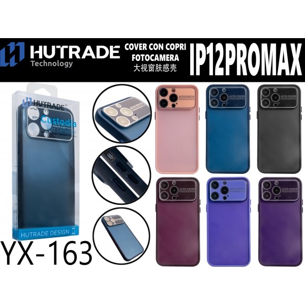 YX-163 COVER COLORATA OPACO IP12PROMAX