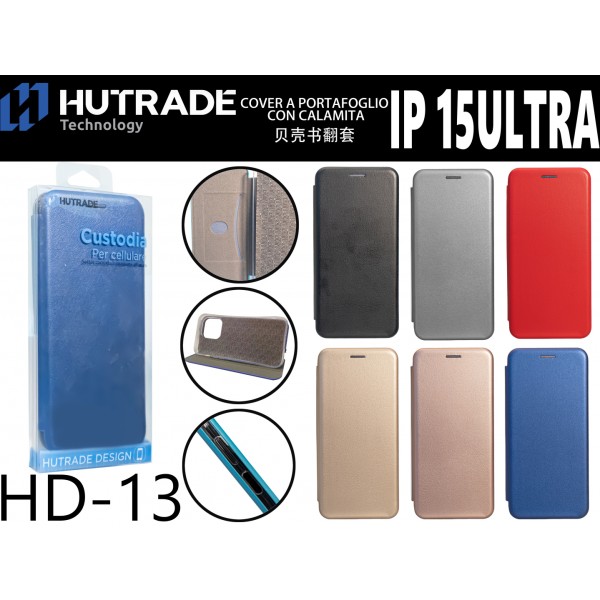 COVER A LIBRO  IP15 PROMAX/ULTRA HUTRADE