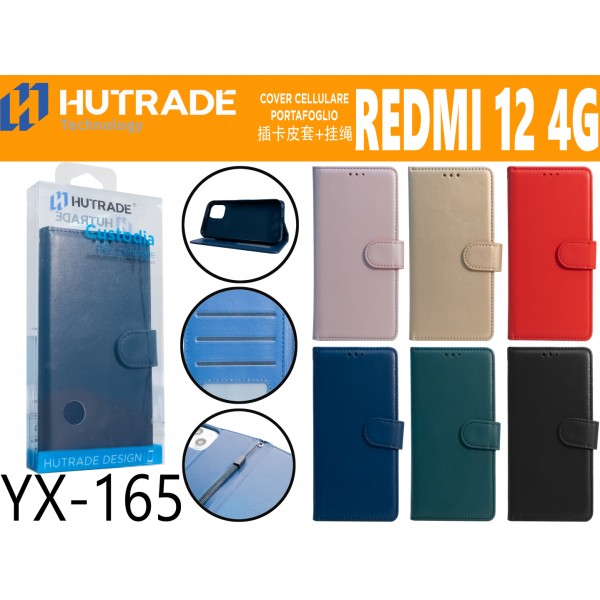 COVER A LIBRO PORTADOCUMENTI CON LACCIO XIAOMI REDMI 12 4G