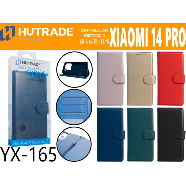 COVER A LIBRO PORTADOCUMENTI CON LACCIO XIAOMI MI 14 PRO