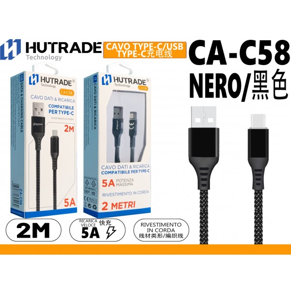 CA-C58 CAVO TYPE-C 2 METRO 5A HUTRADE