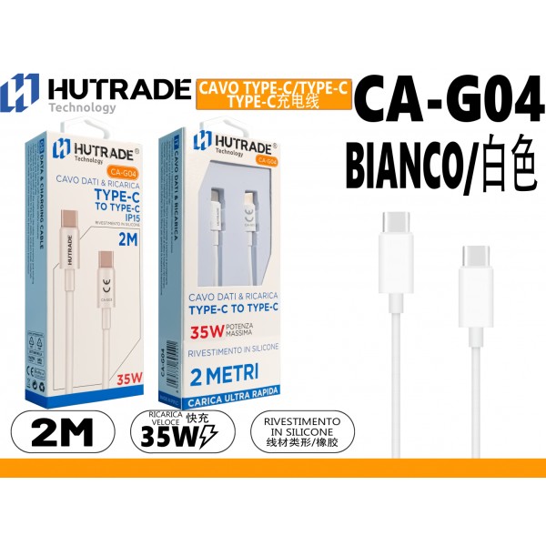 CA-G04 CAVO TYPE-C TO TYPE-C IPHONE 15 2 METRO 35W HUTRADE