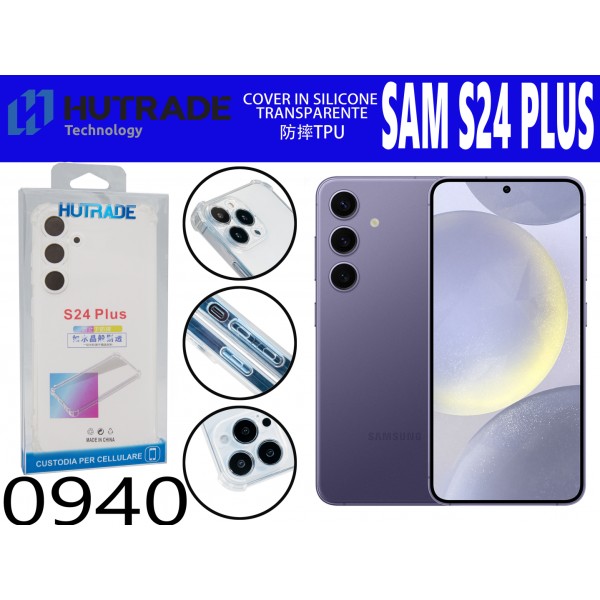 COVER TRASPARENTE ANTIURTO  S24PLUS HUTRADE
