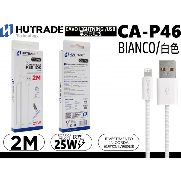 CA-P46 CAVO LIGHTNING 2 METRI 25W HUTRADE