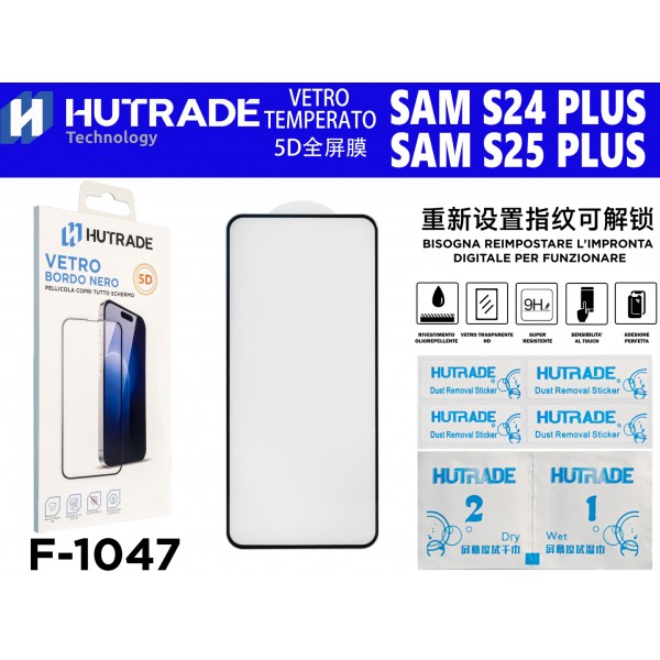 F-1047 PELLICOLA DI VETRO 5D S24 PLUS/S25 PLUS