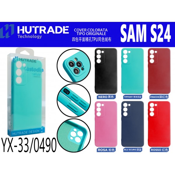 COVER COLORATA TIPO ORIGINALE SAM S24
