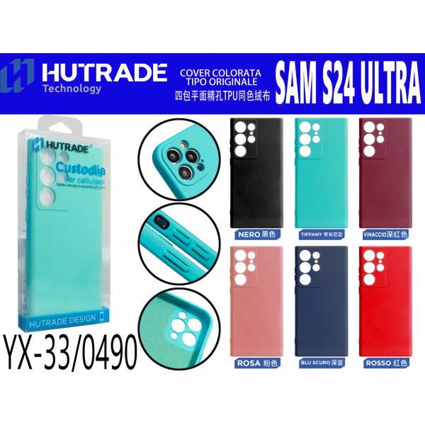 COVER COLORATA TIPO ORIGINALE SAM S24ULTRA