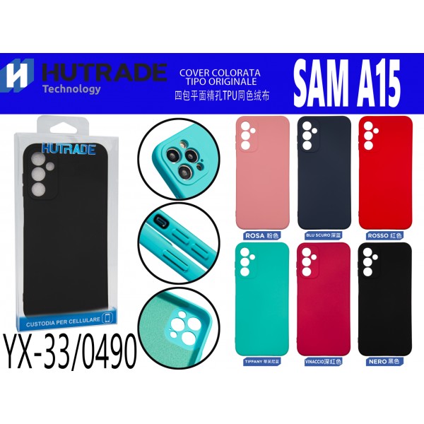 COVER COLORATA TIPO ORIGINALE SAM A15