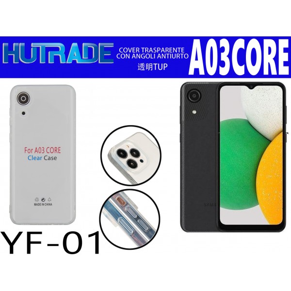 COVER TRASPARENTE A03 CORE  HUTRADE