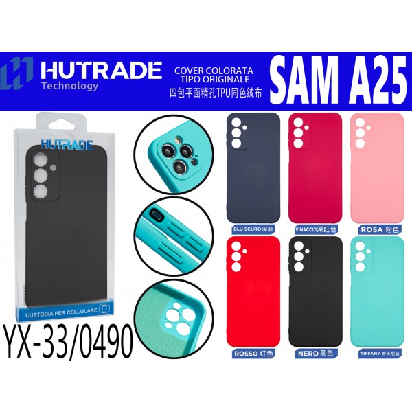 COVER COLORATA TIPO ORIGINALE SAM A25