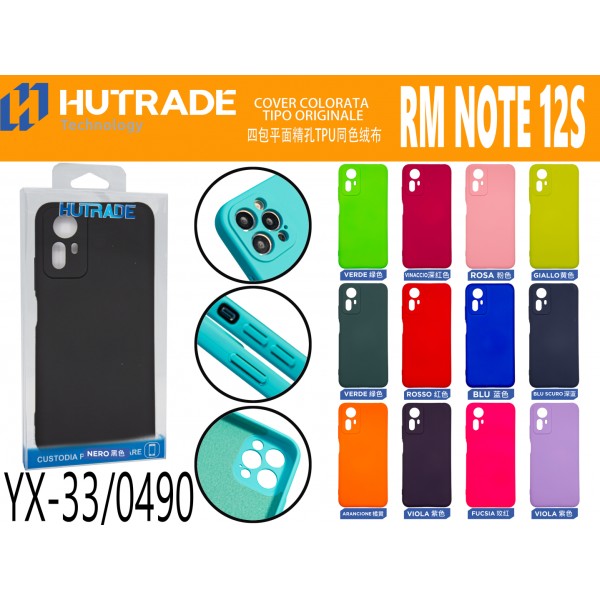 COVER COLORATA TIPO ORIGINALE REDMI NOTE12S