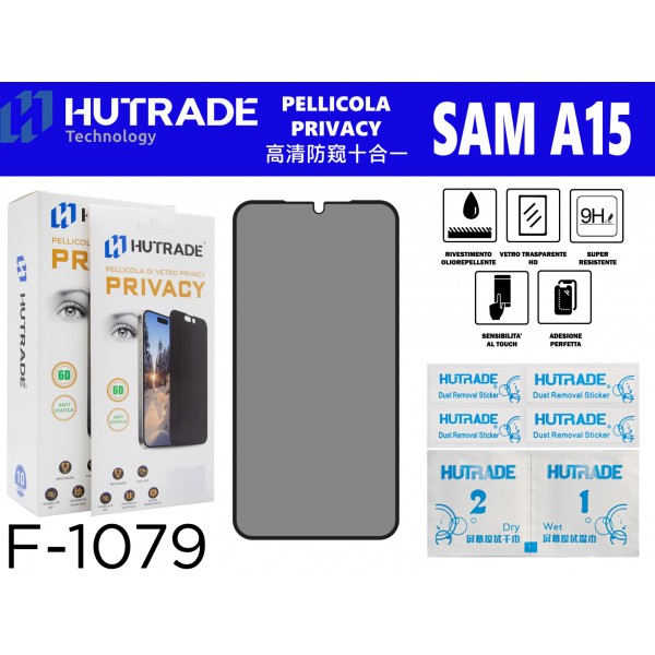 PELLICOLA DI VETRO PRIVACY 10IN1 SAM A15 HUTRADE