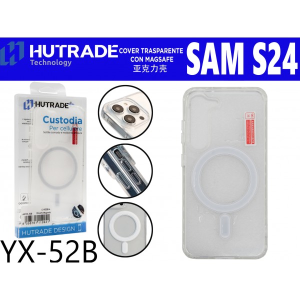 YX-52B COVER TRASPARENTE MAGSAFE S24
