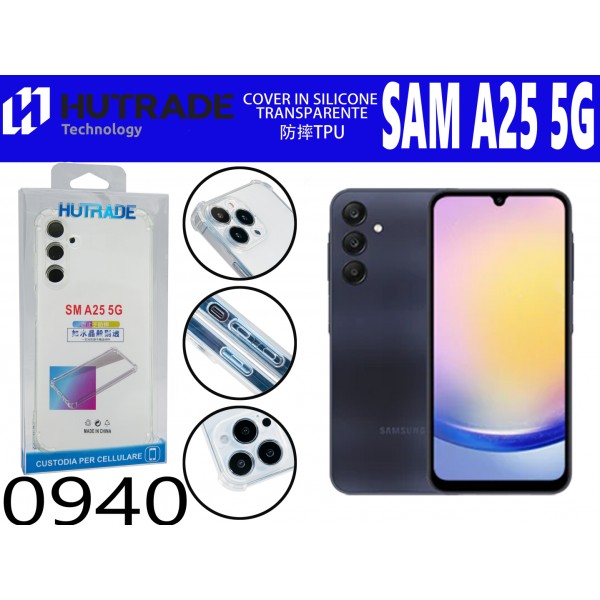 COVER TRASPARENTE BORDO ANTIURTO A25 5G