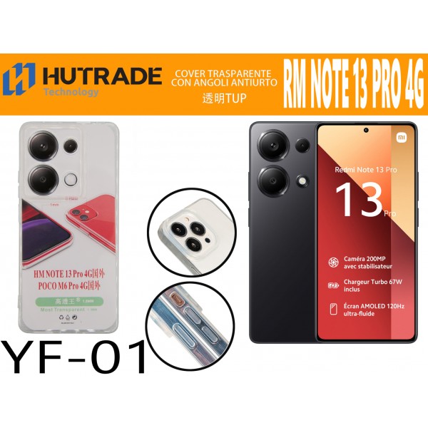 COVER TRASPARENTE REDMI NOTE 13 PRO 4G